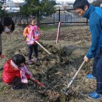 畑プロジェクト1月26日の様子