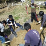 畑プロジェクト3月9日の様子