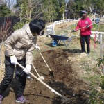 畑プロジェクト3月2日の様子