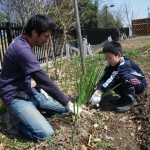 畑プロジェクト3月9日の様子